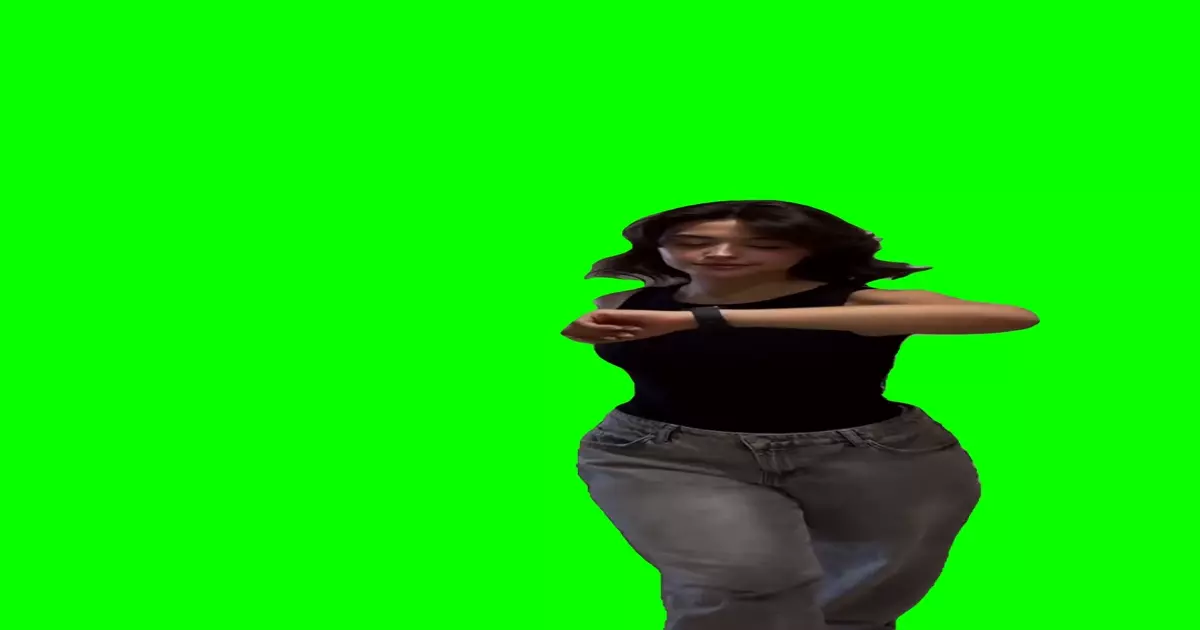Girl Dancing To Brother Louie Green Screen Meme Download Video
