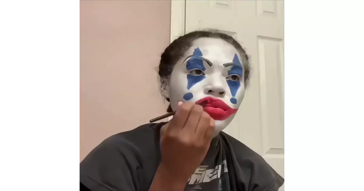 Girl Doing Clown Makeup Trending Meme Download Video