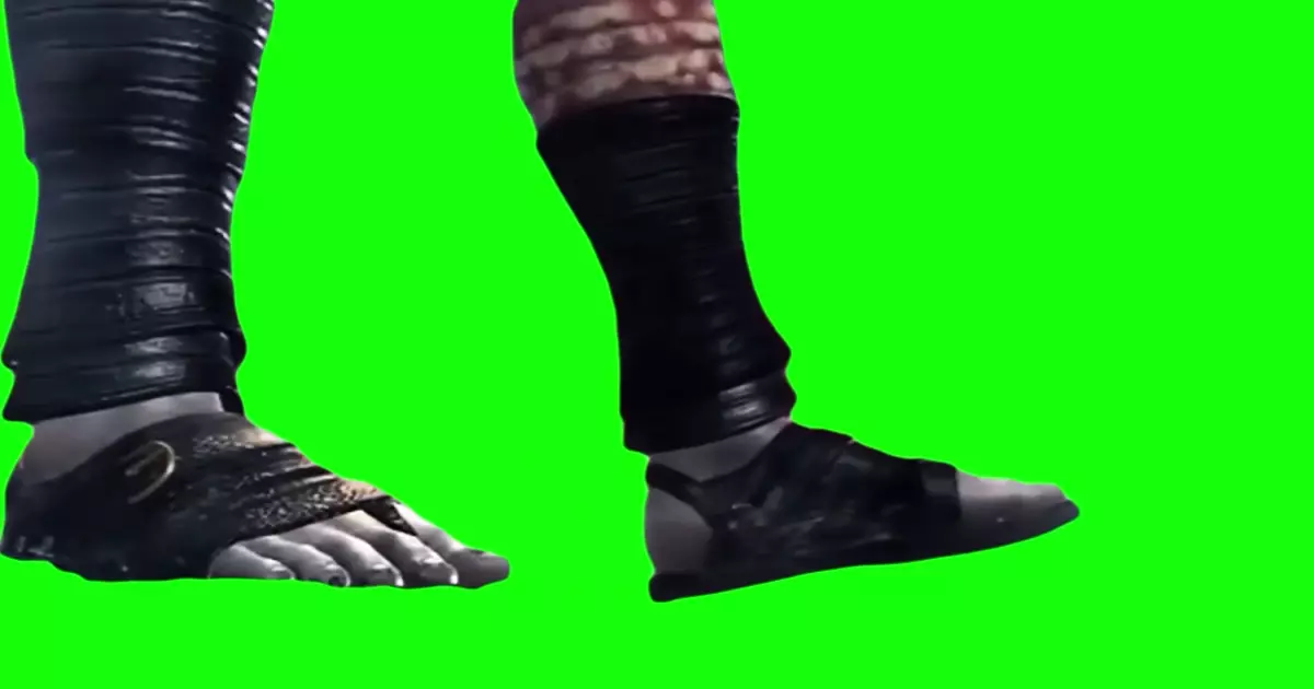 God Of War Kratos Falling From A Cliff Green Screen Meme Download Video