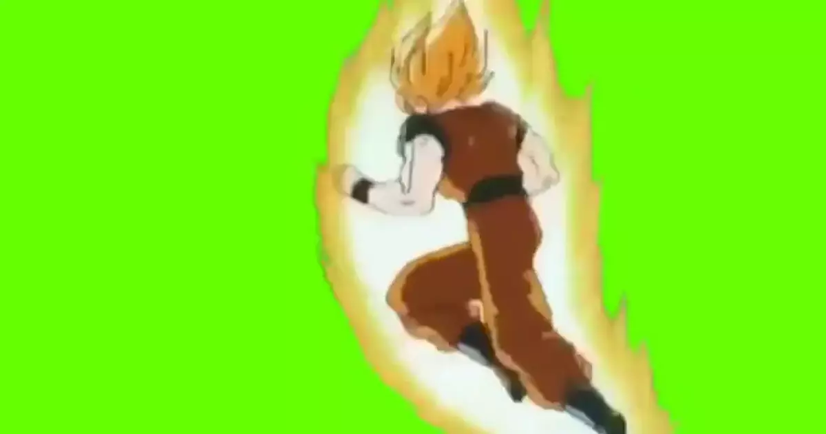 Goku Fighting Green Screen Meme Download Video