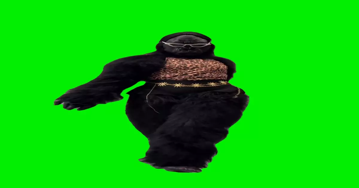 Gorilla Dancing Green Screen Meme Download Video