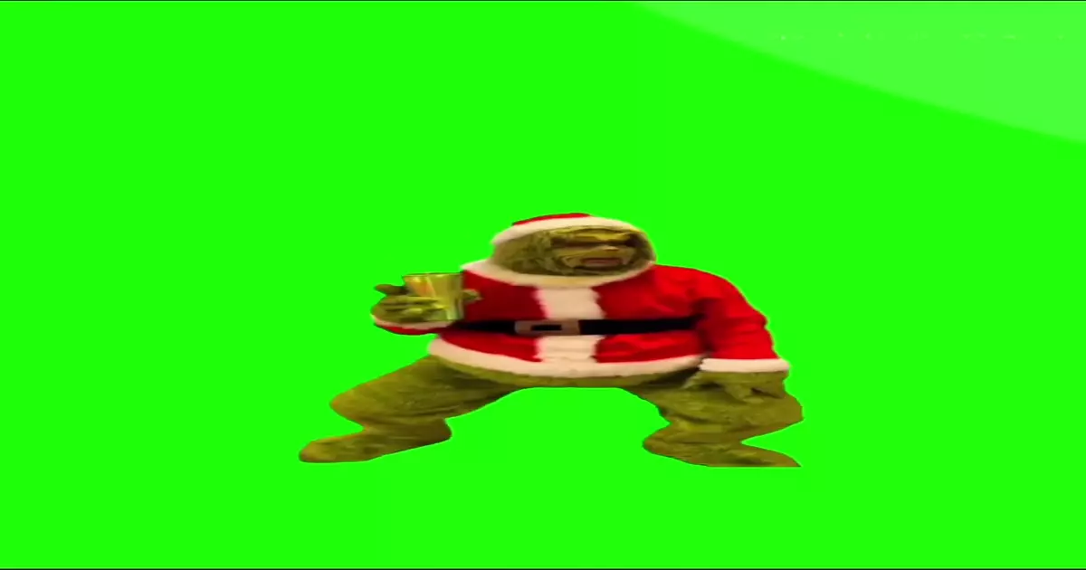 Grinch Getting Down Green Screen Meme Download Video