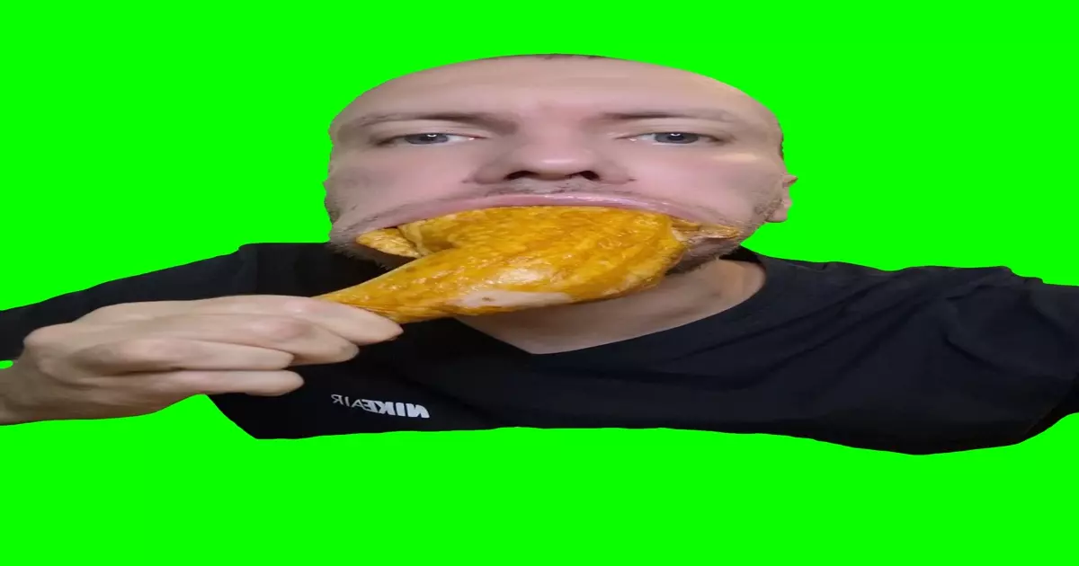 Guy Eating Chicken Meme Download Video
