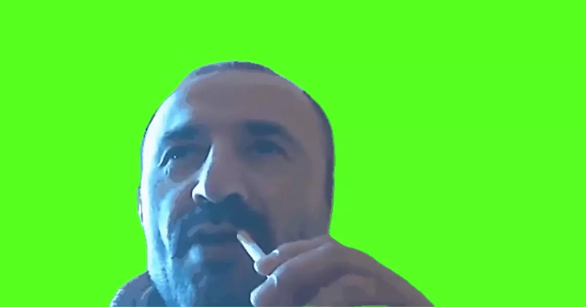 Guy Laughing Smoking Victor Green Screen Meme Download Video