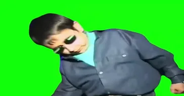 Gypsy Kid Dancing In The Club Green Screen Meme Video