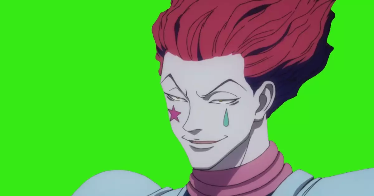 Hisoka S First Appearance Hunterxhunter Green Screen Meme Download Video
