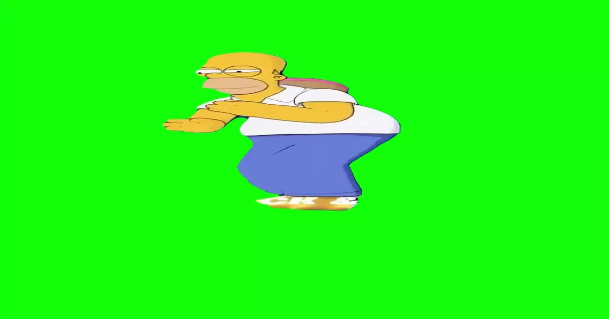 Homer Aura Farming Green Screen Meme Download Video