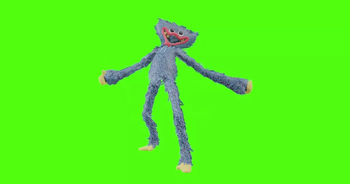 Huggy Wuggypoppy Playtime Green Screen Meme Download Video