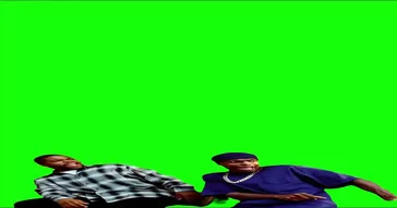 Ice Cube And Chris Tucker Damnnnnn Green Screen Meme Video