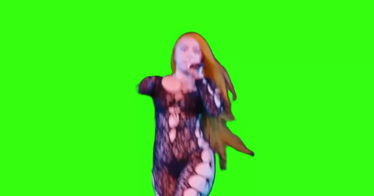 Ice Spice Deli At Coachella Green Screen Meme Download Video