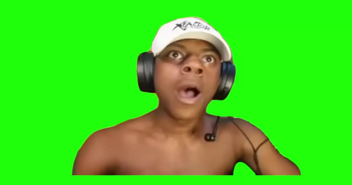 Ishowspeed Being Wild Green Screen Meme Download Video
