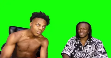 Ishowspeed Laughing At Ksi S Big Forehead Green Screen Meme Video