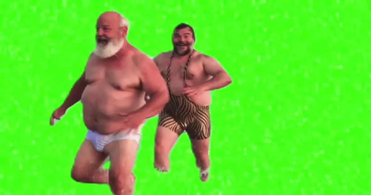 Jack Black And Kyle Gass Tenacious D On The Beach Green Screen Meme Download Video