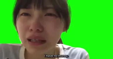 I Have No Money Hahaha Japanese Girl Green Screen Meme Download Video