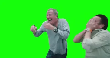 Jeremy Clarkson And Richard Hammond Laughing Green Screen Meme Video