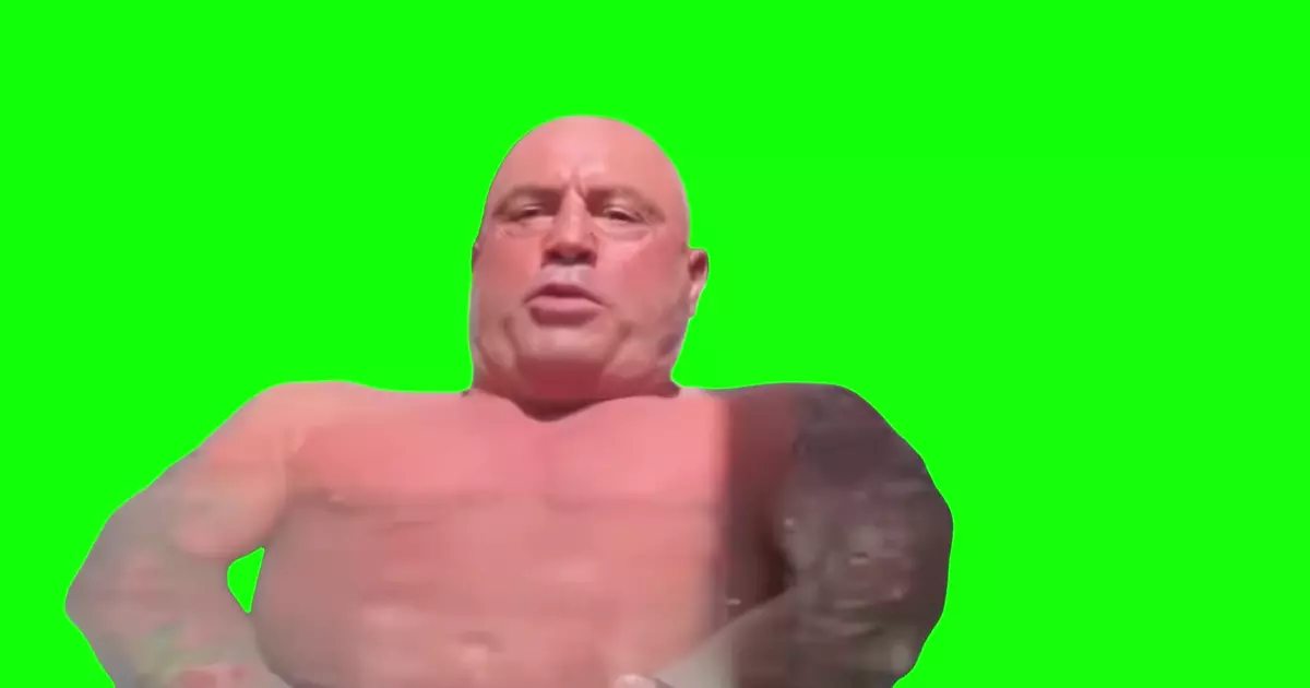 Joe Rogan Freezing In Ice Bath Green Screen Meme Download Video