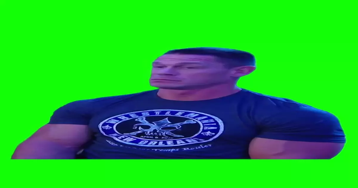 John Cena Surprised Green Screen Meme Download Video