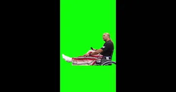 Kevin Nash Fake Leg Injury Green Screen Meme Video