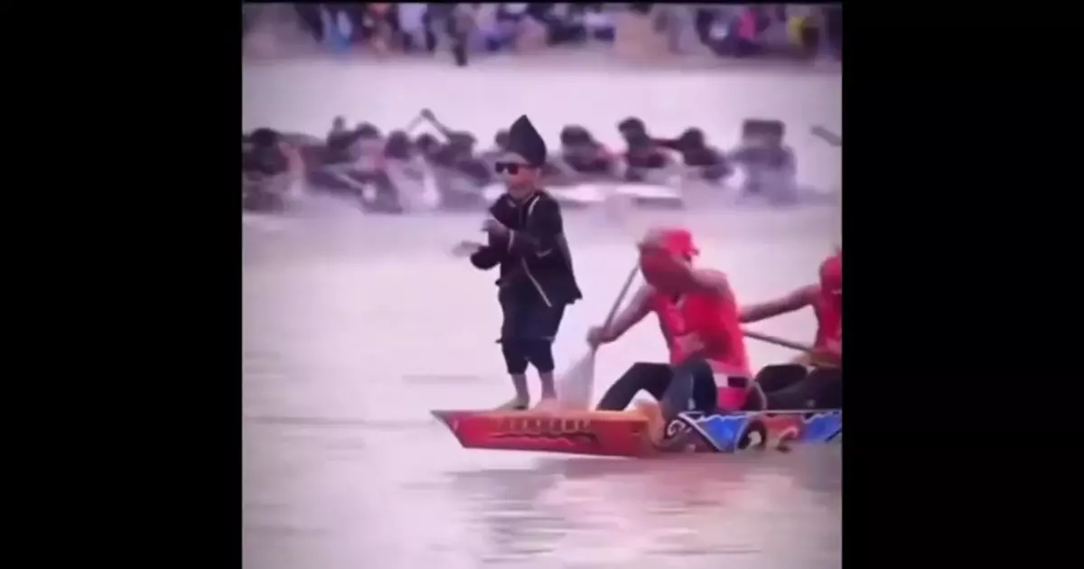 Kid Dancing In Boat Race Funny Meme Download Video