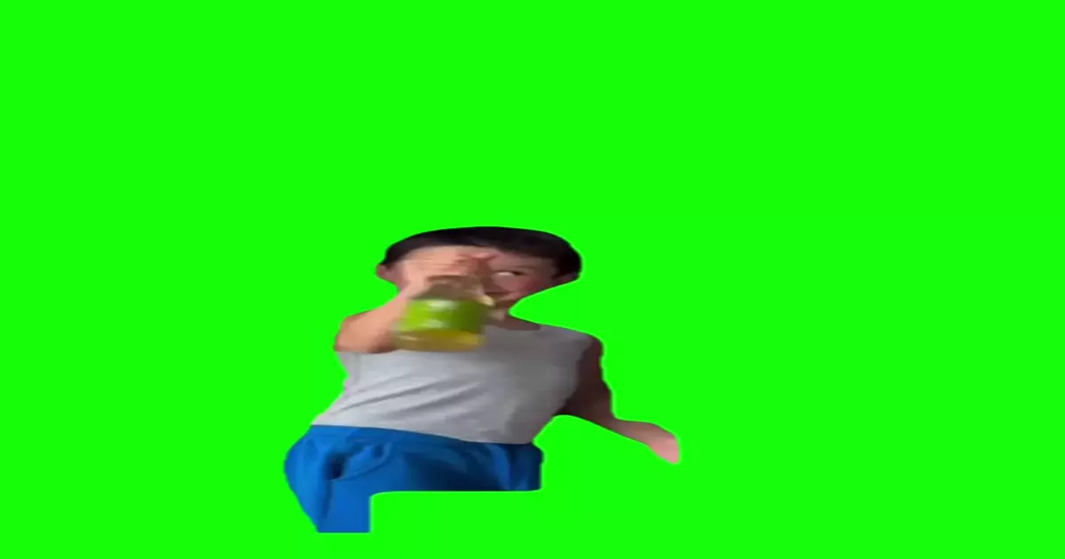 Kid Dancing With Bottle Meme Download Video