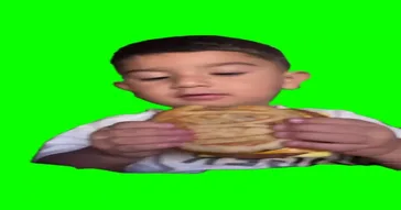 Kid Eating Mcdonalds Green Screen Meme Download | Video & Audio Meme Video
