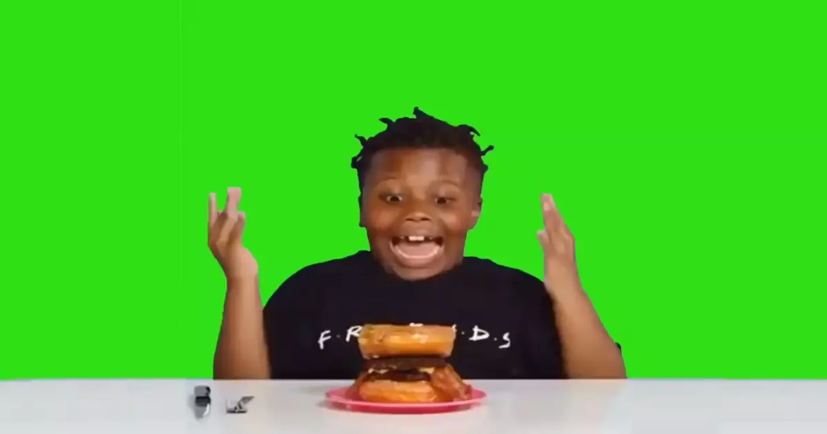 Kid Laugh At Hamburger Meme Download Video