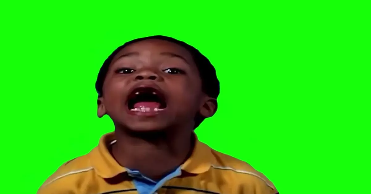 Kid Screaming That S Racist Green Screen Meme Download Video