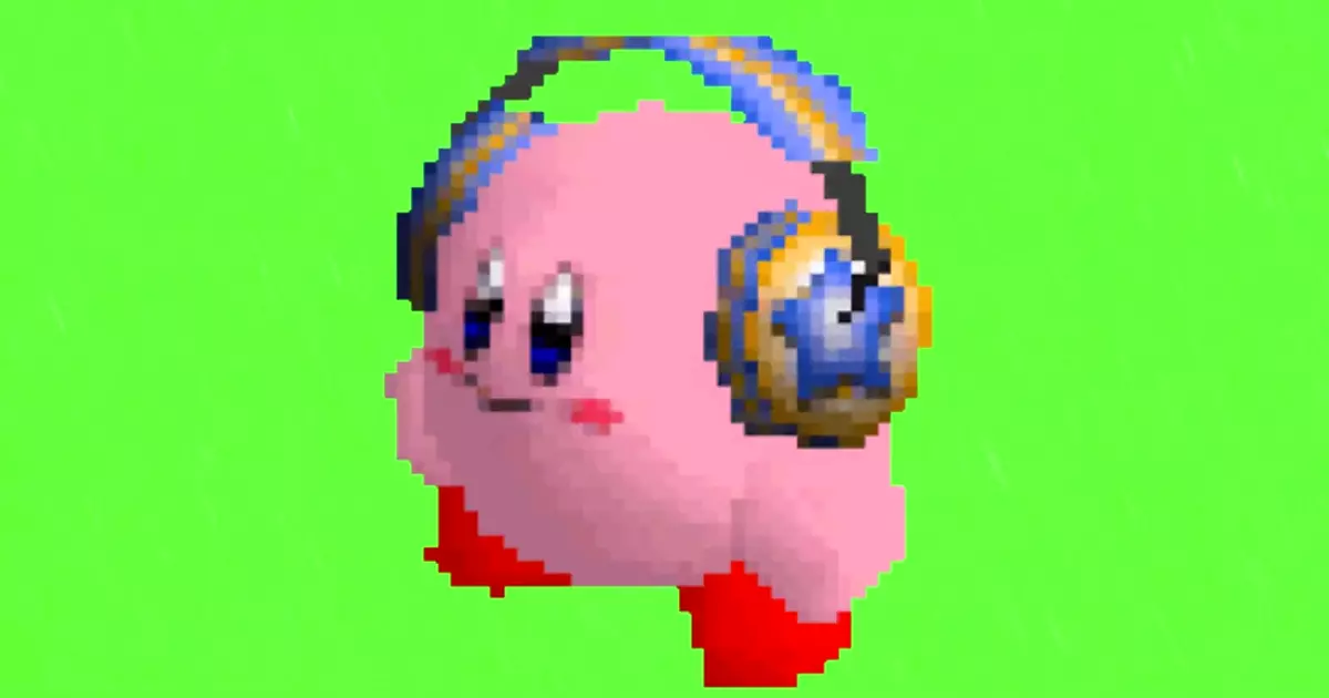 Kirby Headphones Green Screen Meme Download Video