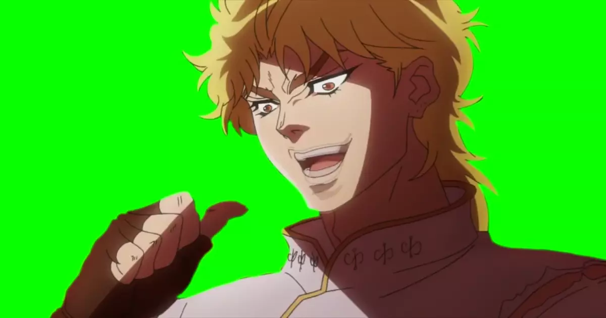 Kono Dio Da Green Screen Meme Download Video