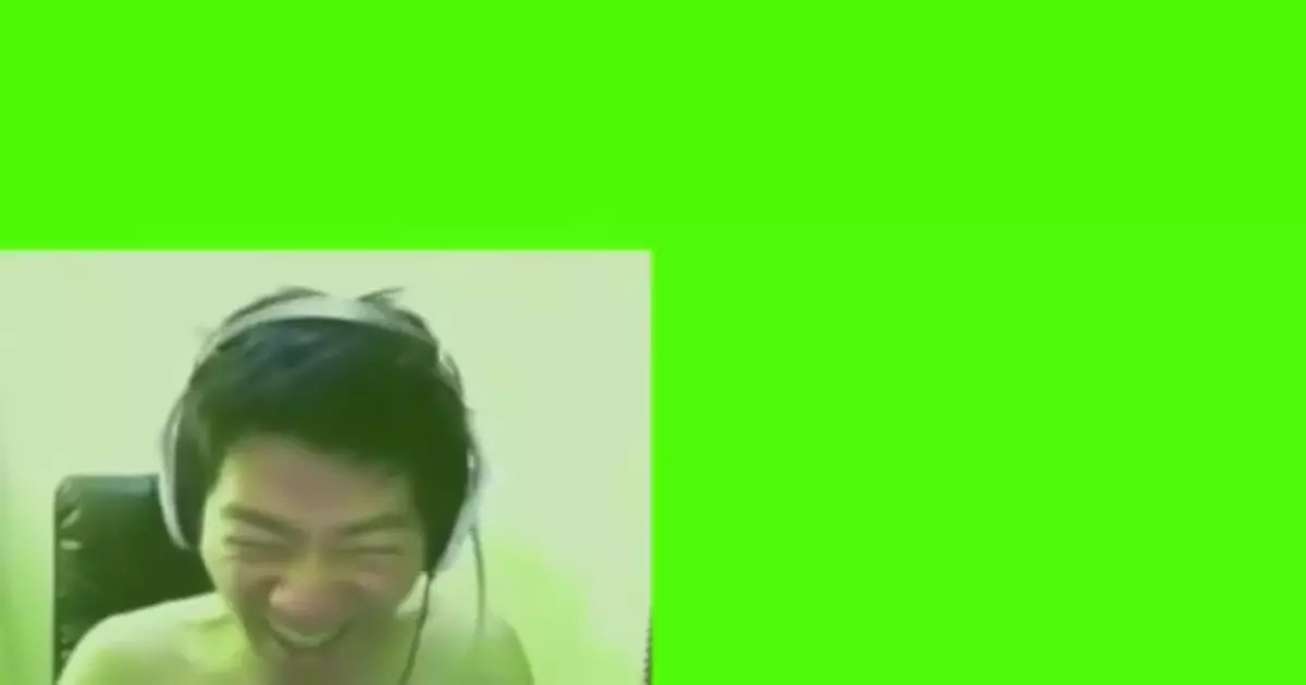 Korean Gamer Streamer Crying Green Green Meme Download Video
