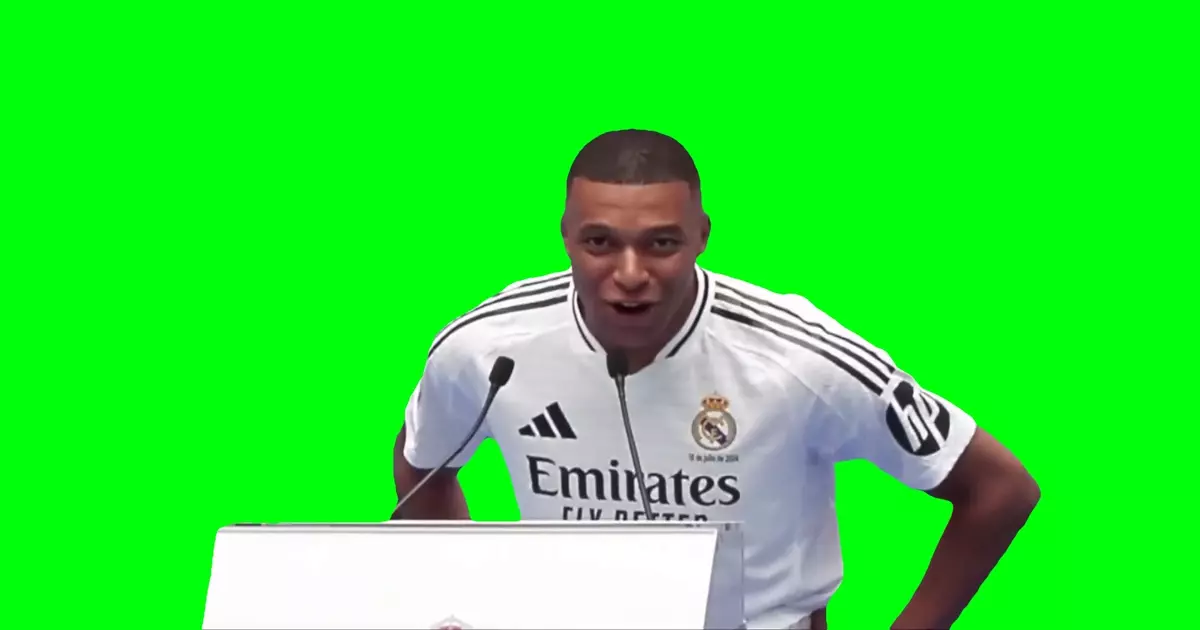 Kylian Mbapp 1 2 3 Hala Madrid Green Scren Meme Download Video