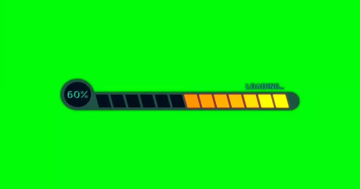 Loading Circle Bar Green Screen Meme Download Video