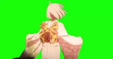 Lycoris Recoil Mizuki Running Green Screen Meme Download Video