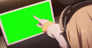 Lycoris Recoil Kurumi Tablet Green Screen Meme Download Video