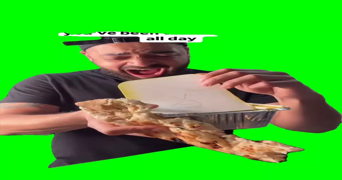 Man Screaming At Food Green Screen Meme Download Video
