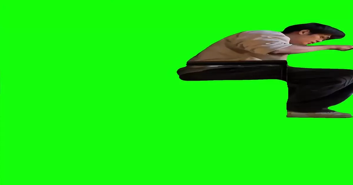 Man Throws Bone Green Screen Meme Download Video