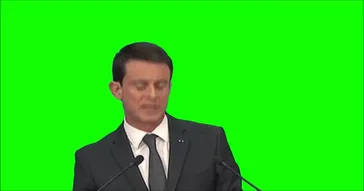 Manuel Valls Green Screen Meme Video