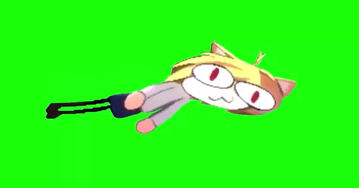 Mbtl Neco Arc Limp Green Screen Meme Download Video
