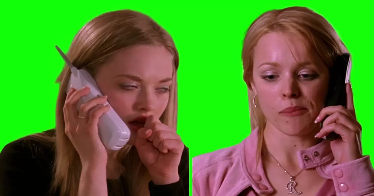 Mean Girls I M Sick Phone Call Scene Green Screen Meme Download Video
