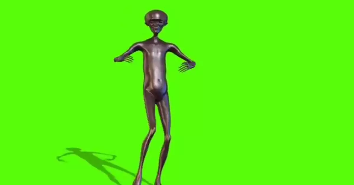 Metal Alien Dancing Green Scren Meme Download Video