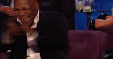 Mike Tyson Cracking Up Laughing
