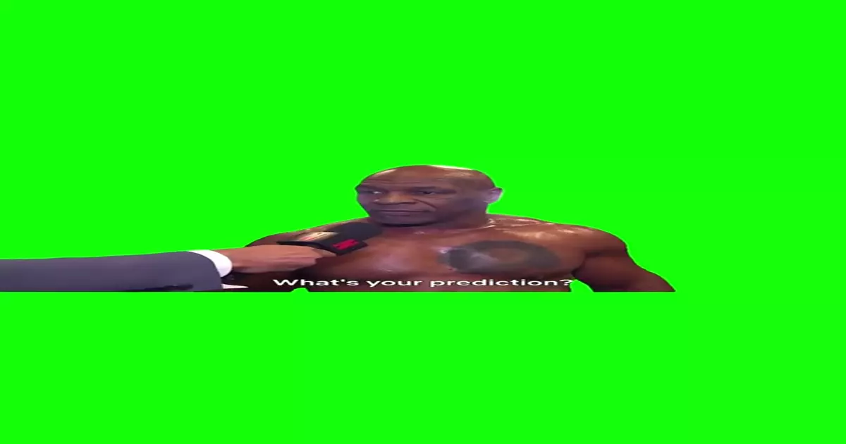 Mike Tyson Vicious Win Green Screen Meme Download Video