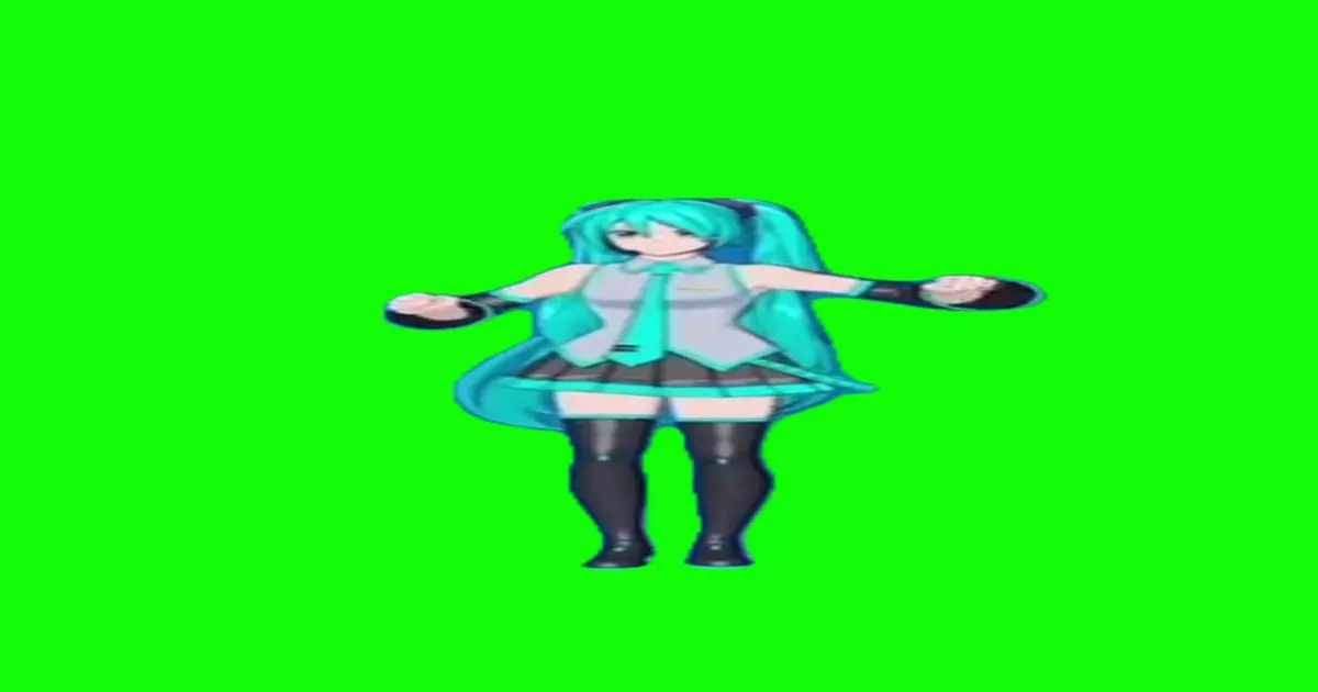 Miku Miku Beam Mr Beast Green Screen Meme Download Video
