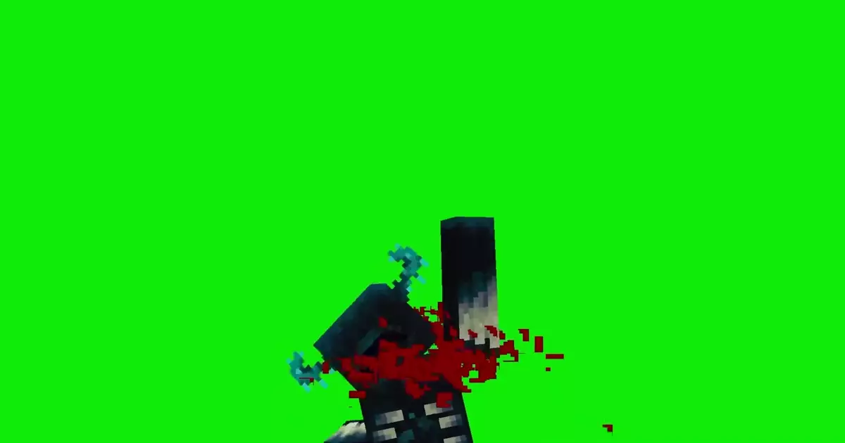 Minecraft Warden Animation Green Screen Meme Download Video