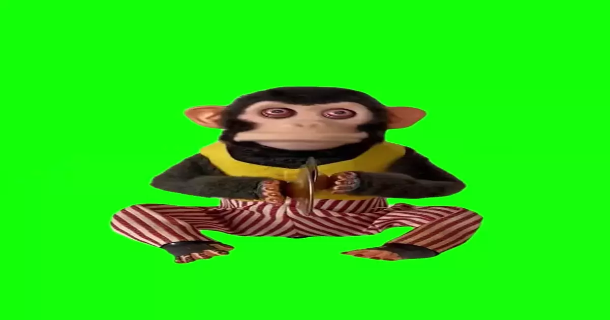 Monkey Cymbal Jolly Chimp Green Screen Meme Download Video