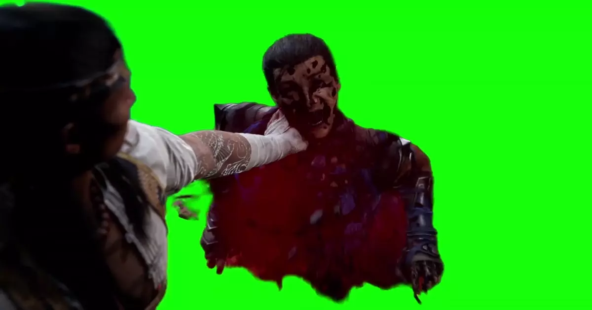 Mortal Kombat 1 Liu Kang Fatality Green Screen Meme Download Video