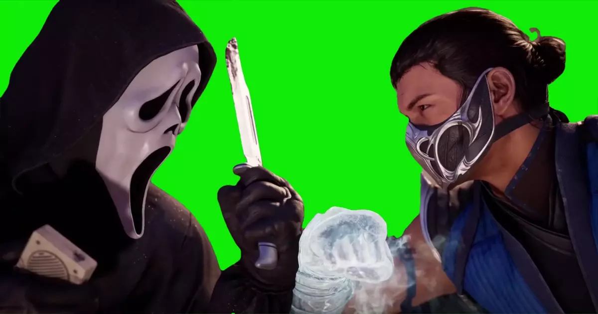 Mortal Kombat 1 Official Ghostface Gameplay Green Screen Meme Download Video