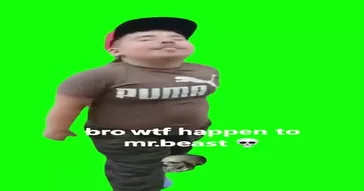 Mr Beast Running With Money Green Screen Meme Download Video