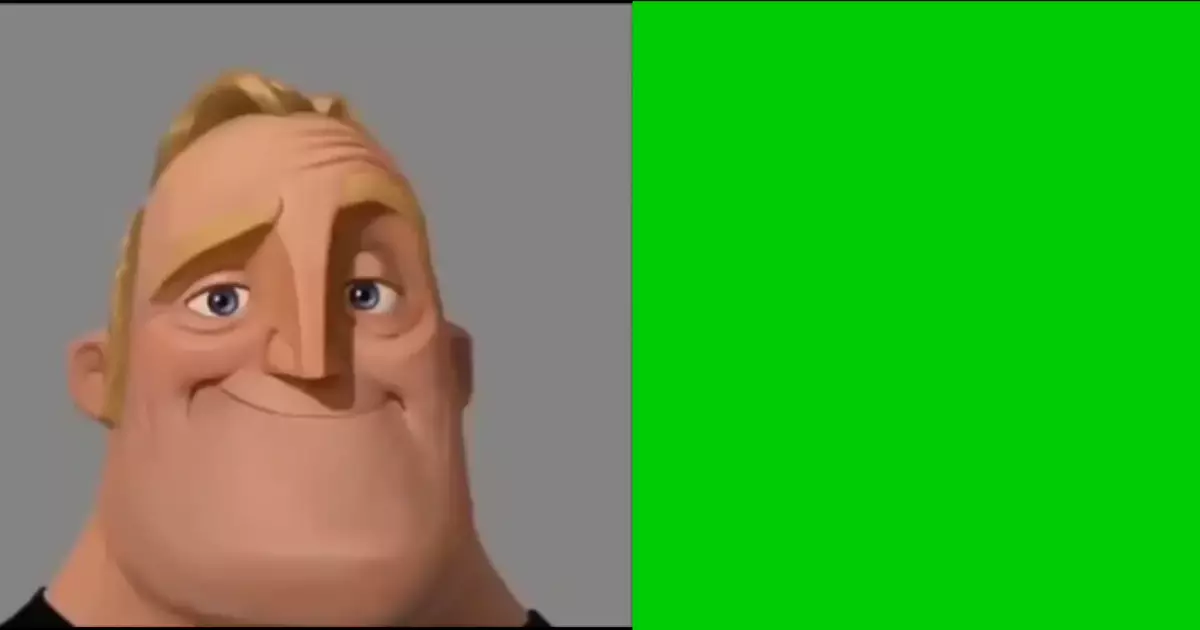 Mr Incredible Become Uncanny Green Screen Meme Download Video