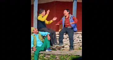 Nepali Men Laughing